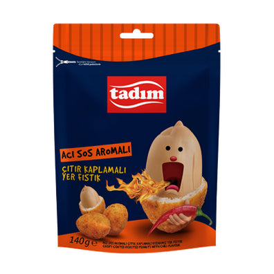 Tadım Hot Sauce Coated Peanuts 140 Grams